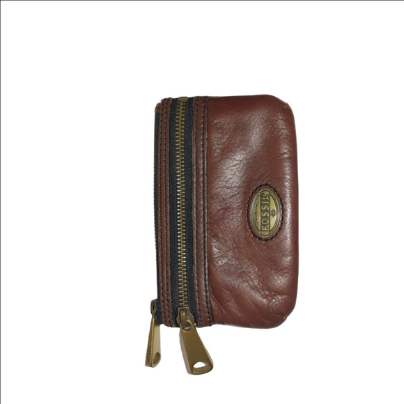 Fossil Explorer Vintage Small Pebbled Leather Zippered Pouch - Picture 1 of 5